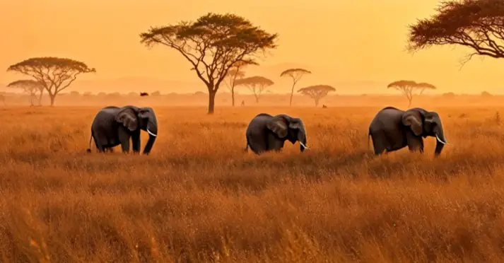 Akagera and Volcanoes National Parks route